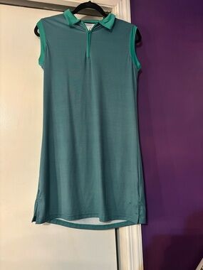 Head Golf Sleeveless Collared Golf Dress in Teal